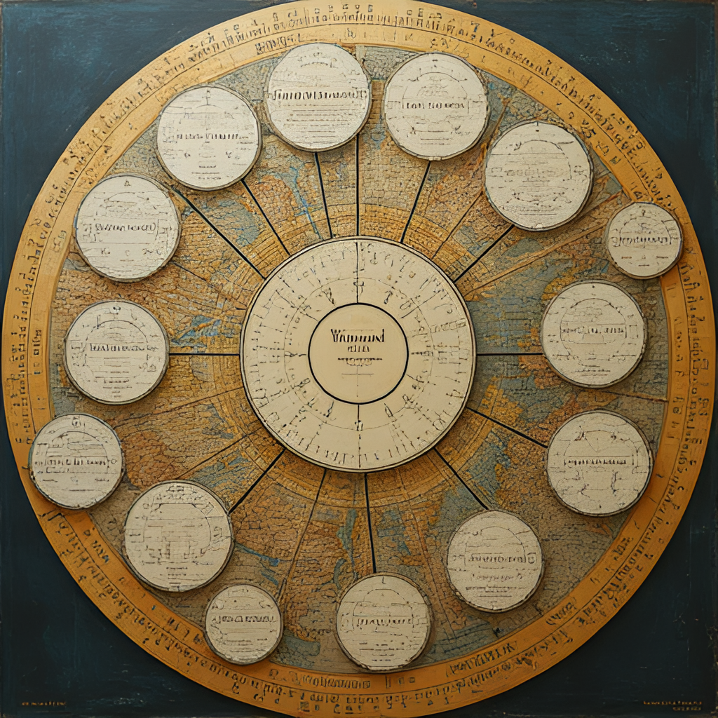 A conceptual image depicting the flow of time with significant dates highlighted, focusing on May 24th as a point where multiple threads of history converge, perhaps with symbolic representations of different historical eras or themes.