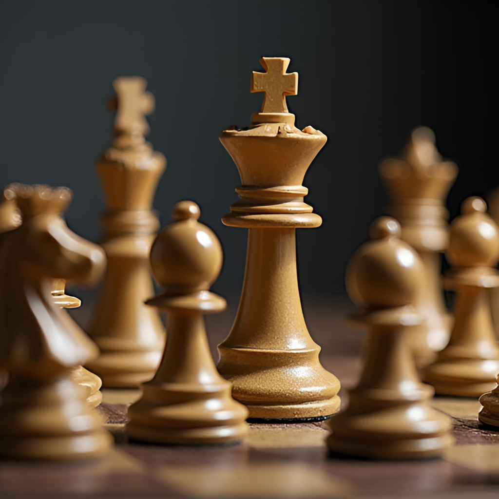 An image depicting a historical chess board with pieces, symbolizing Magnus Carlsen's mastery over the game and its long history, perhaps with a subtle overlay or background element referencing his achievements.